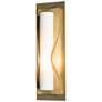 4_Hubbardton Forge Dune 15 1/2" High Modern Brass Wall Sconce more views