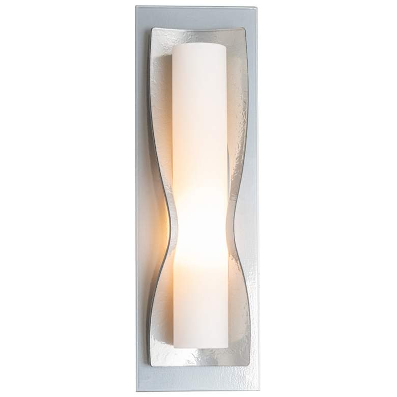 Image 1 Hubbardton Forge Dune 15 1/2" High Sterling Wall Sconce