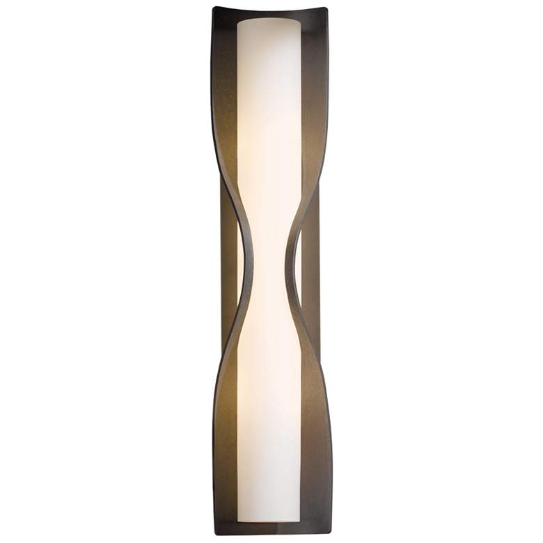 Image 1 Hubbardton Forge Dune 23 1/2" High Bronze Wall Sconce