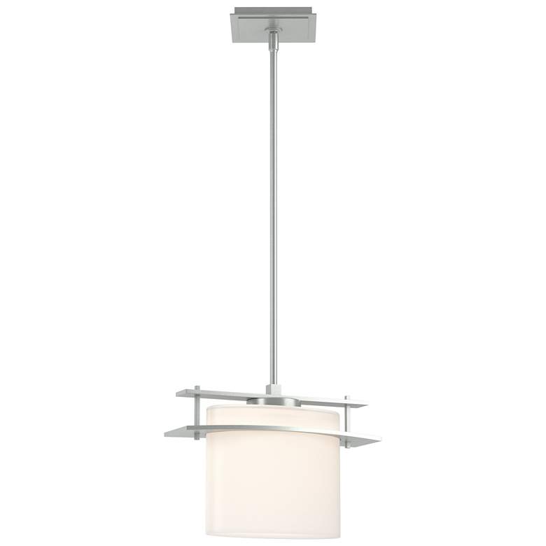 Image 1 Hubbardton Forge Ellipse 13"W Vintage Platinum Pendant Light