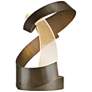 3_Hubbardton Forge Encounter 15" High Dark Smoke LED Accent Table Lamp