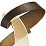 4_Hubbardton Forge Encounter 15" High Dark Smoke LED Accent Table Lamp more views