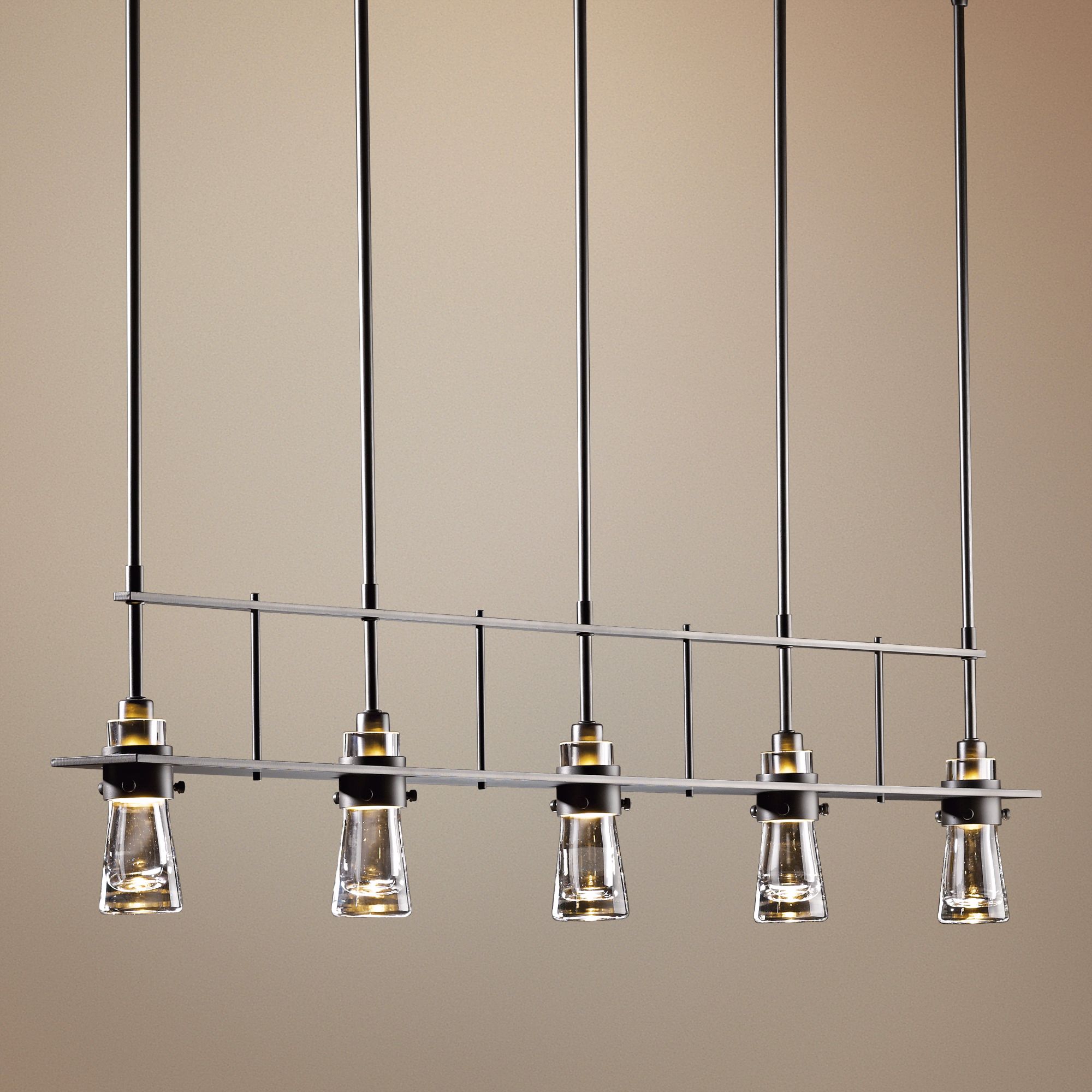 Hubbardton Forge Erlenmeyer Dark Smoke 5-Light Pendant - #2Y215 ...