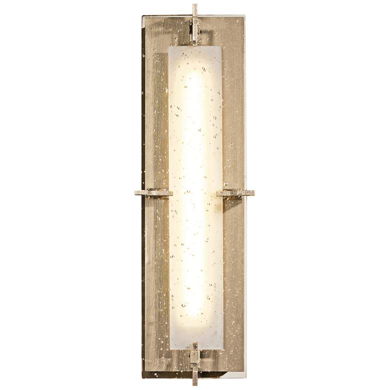 Image 1 Hubbardton Forge Ethos 18 1/4"H LED Soft Gold Wall Sconce