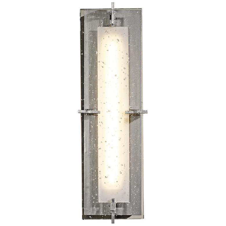 Image 1 Hubbardton Forge Ethos Platinum Medium LED Wall Sconce