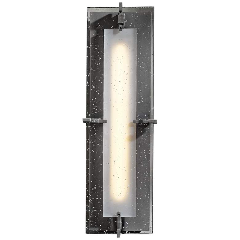Image 1 Hubbardton Forge Ethos Steel Medium Outdoor LED Wall Sconce