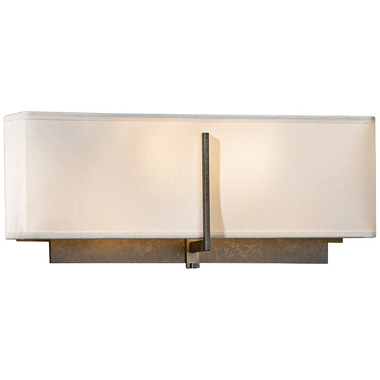 Image 1 Hubbardton Forge Exos 16 1/2" Wide Dark Smoke Wall Sconce