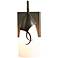 Hubbardton Forge Flora 11 3/4" High Smoke Outdoor Wall Light