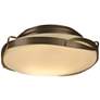 1_Hubbardton Forge Flora 14" Wide Soft Gold Ceiling Light