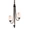 Hubbardton Forge Flora 15 3/4"W Bronze 3-Light Chandelier