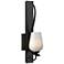 Hubbardton Forge Flora 17 1/2" High Black Wall Sconce