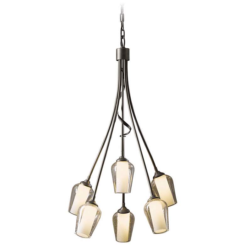 Image 2 Hubbardton Forge Flora 23" Wide Seeded Glass Chandelier