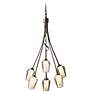 Hubbardton Forge Flora 23" Wide Seeded Glass Chandelier