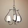 1_Hubbardton Forge Flora 3-Light Bronze Chandelier