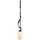 Hubbardton Forge Flora 4"W Pearl Glass Bronze Mini Pendant