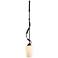 Hubbardton Forge Flora 4"W Pearl Glass Bronze Mini Pendant