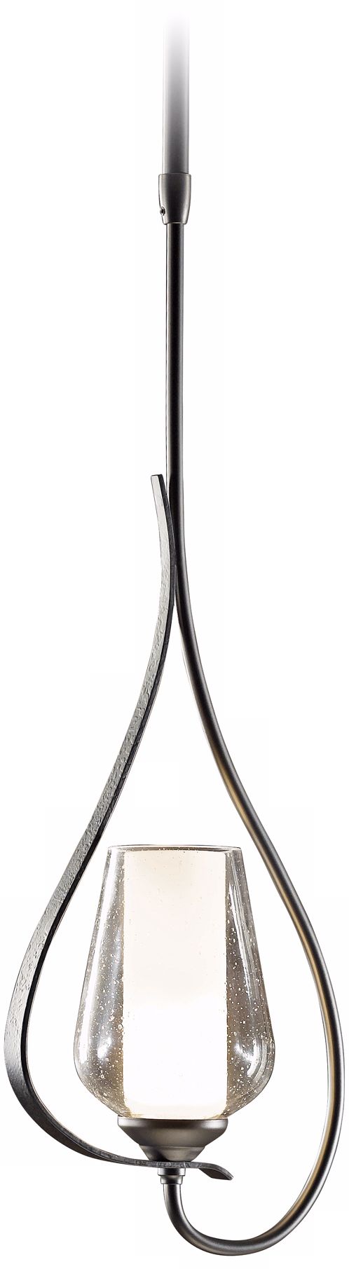 Hubbardton Forge Flora 7 3/4" Wide Seeded Glass Mini Pendant Made to O