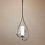 Thumbnail1 of Hubbardton Forge Flora 7 3/4" Wide Seeded Glass Mini Pendant