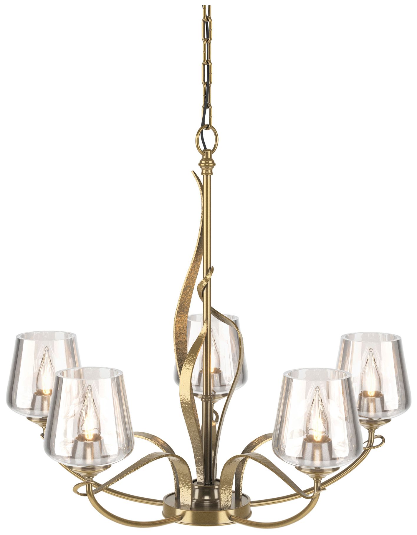 Hubbardton Forge Flora Brass - Antique Brass Collection