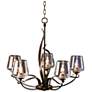 Hubbardton Forge Flora Clear Glass 26 1/2" Wide Chandelier