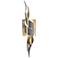 Hubbardton Forge Flux 19 1/2" High Platinum Wall Sconce