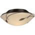 Hubbardton Forge Forged Leaves 13 1/2" Oil-Rubbed Bronze Ceiling Light