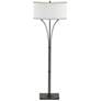 Hubbardton Forge Formae 58" Anna Shade Oil Rubbed Bronze Floor Lamp