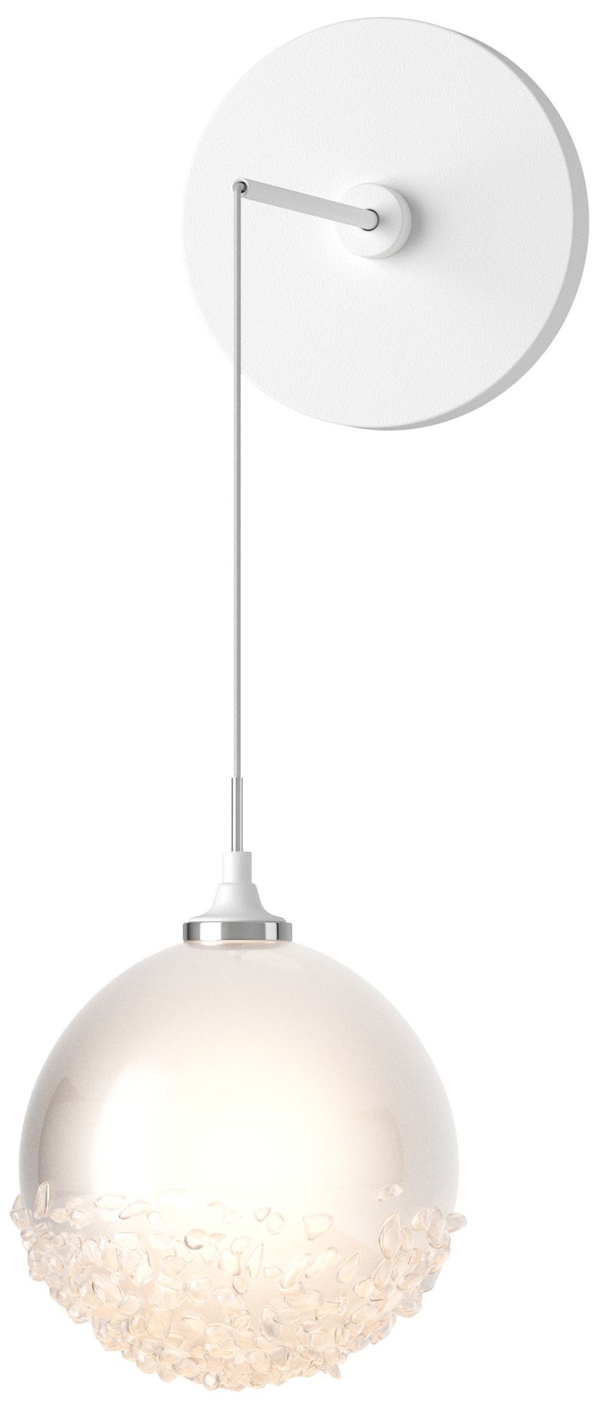 Hubbardton Forge Fritz Globe White Collection
