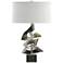 Hubbardton Forge Gallery 24 3/4" Anna Shade Natural Iron Table Lamp