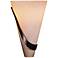 Hubbardton Forge Half Cone Sweep Left 12" High Wall Sconce