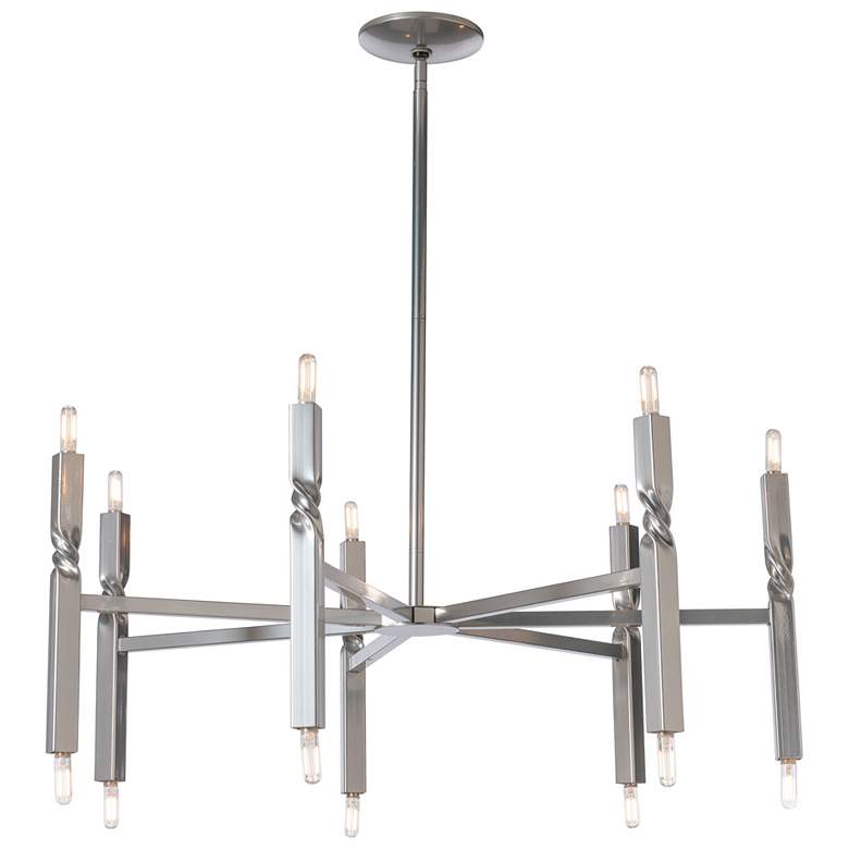 Image 1 Hubbardton Forge Helix 37 1/2" Wide 14-Light Modern Pendant