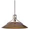 Hubbardton Forge Henry 11" High Bronze Outdoor Hanging Light