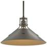 Hubbardton Forge Henry 14 1/2" Wide Dark Smoke Pendant Light