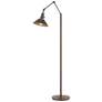 Hubbardton Forge Henry 61" Bronze and Oil Rubbed Bronze Floor Lamp