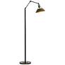 Hubbardton Forge Henry 61" Bronze Metal Adjustable Floor Lamp