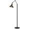 Hubbardton Forge Henry Black Adjustable Swing Arm Floor Lamp