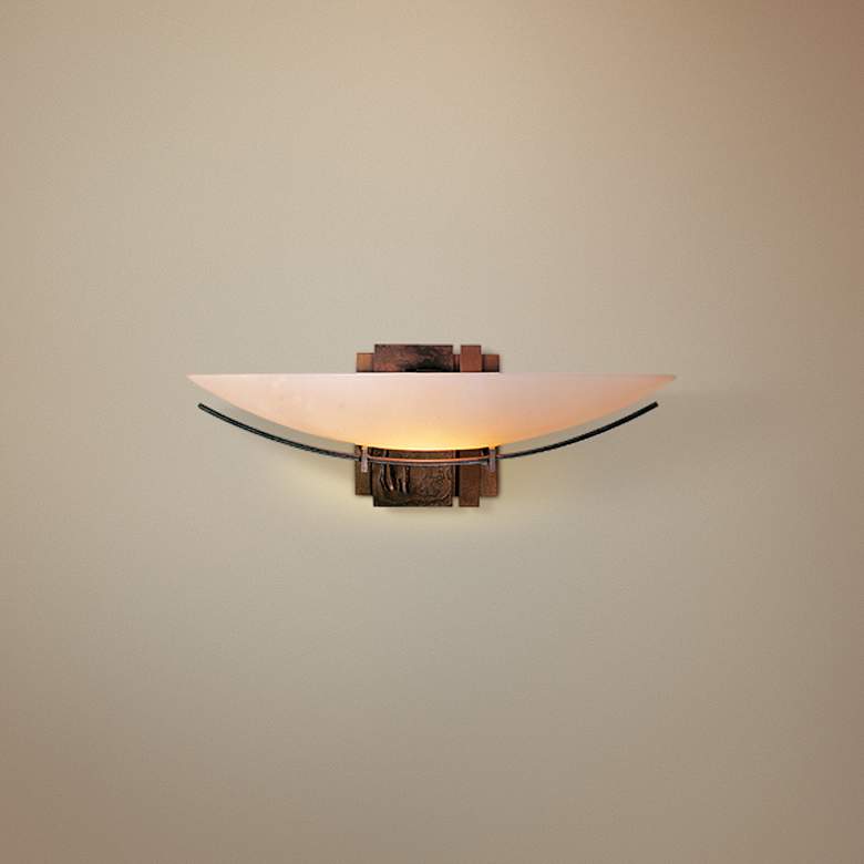 Image 1 Hubbardton Forge Impressions 16 1/2" Wide Wall Sconce