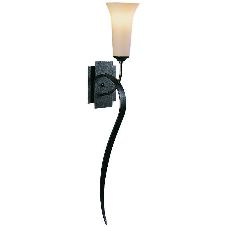 Image 1 Hubbardton Forge Iron Finish Taper Wall Sconce