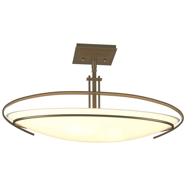 Image 1 Hubbardton Forge Mackintosh 23 3/4" Opal Glass Bowl Ceiling Light