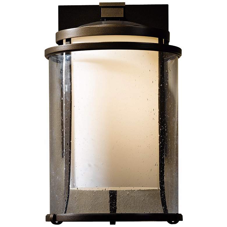 Image 1 Hubbardton Forge Meridian 15 3/4 inch High Outdoor Wall Light