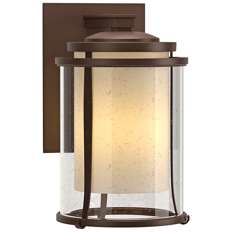 Image 1 Hubbardton Forge Meridian 15 3/4" High Outdoor Wall Light