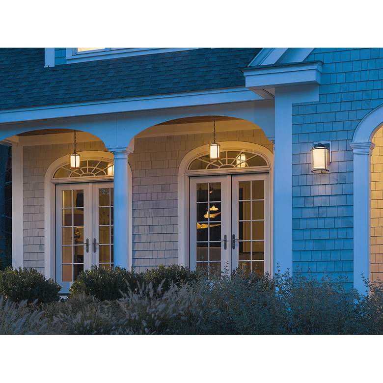Image 2 Hubbardton Forge Meridian 15 3/4" High Outdoor Wall Light more views
