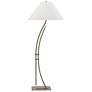 Hubbardton Forge Metamorphic 54" High Anna Shade Bronze Floor Lamp