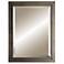 Hubbardton Forge Metra Bronze 21 3/4" x 27 3/4" Wall Mirror