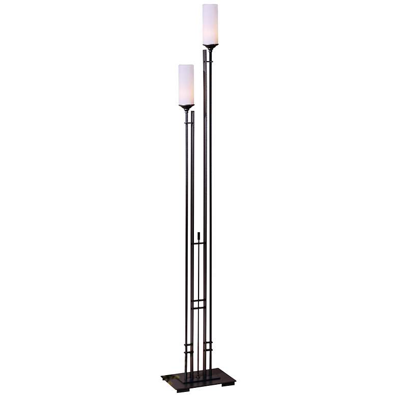 Image 2 Hubbardton Forge Metra Twin 74 3/4" High Floor Lamp