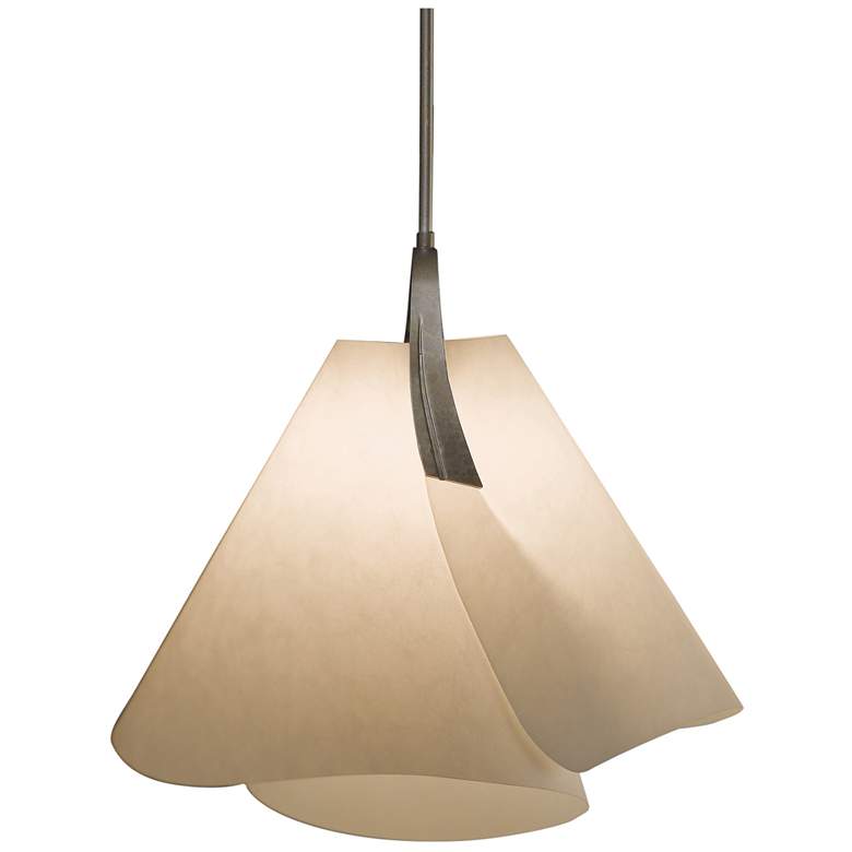 Image 1 Hubbardton Forge Mobius 17 1/2"W Dark Smoke Pendant Light