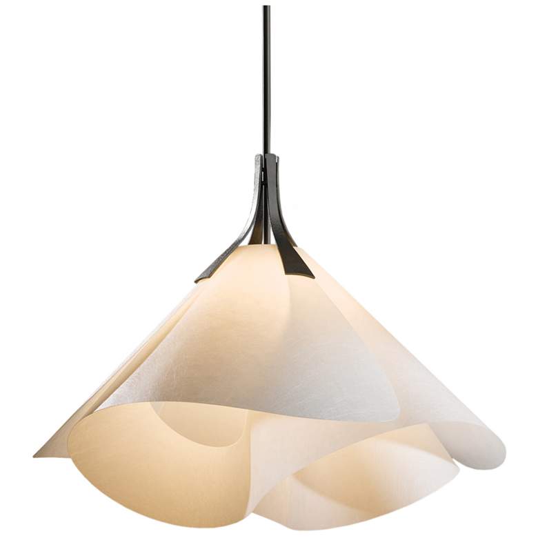 Image 1 Hubbardton Forge Mobius 25 1/2"W Dark Smoke Pendant Light