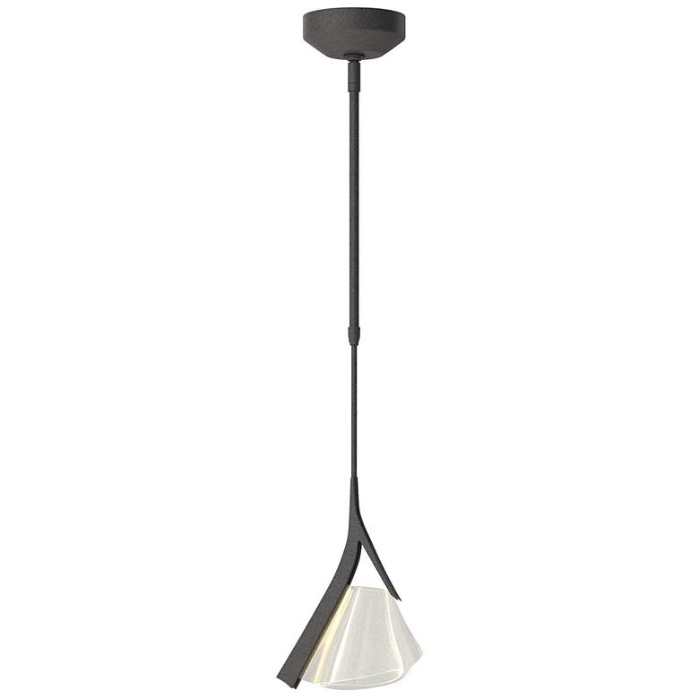 Image 1 Hubbardton Forge Mobius 4" Wide Sterling and Frost LED Mini Pendant