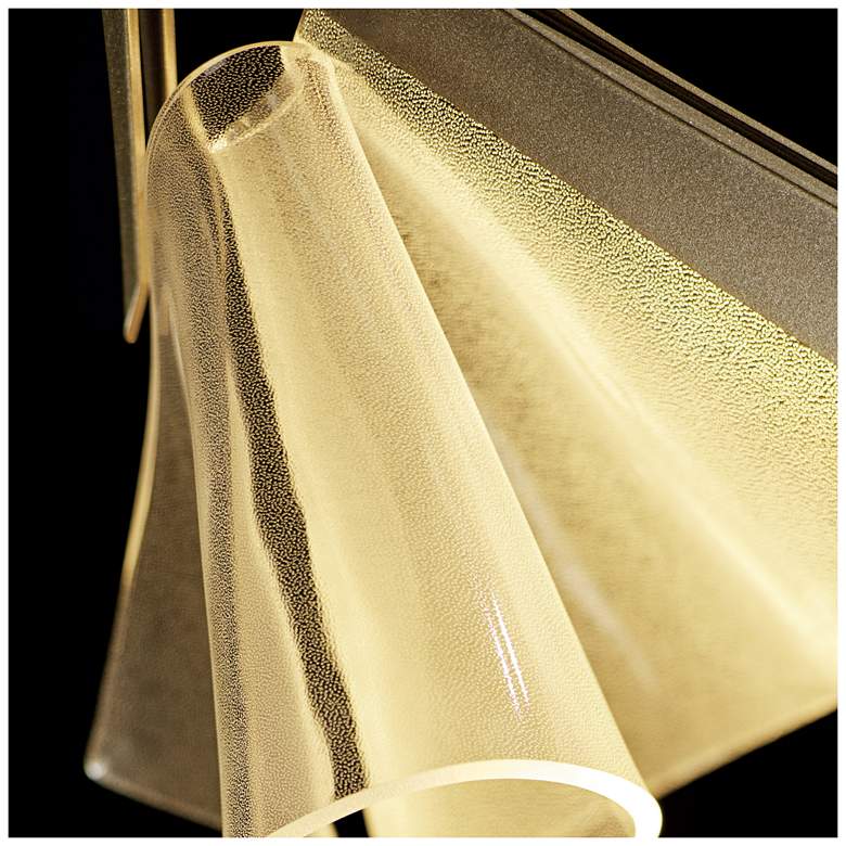 Image 2 Hubbardton Forge Mobius 8 1/2"W Soft Gold LED Mini Pendant more views