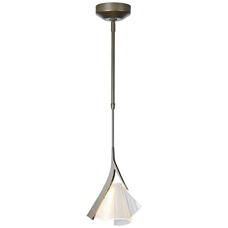 Image 3 Hubbardton Forge Mobius 8 1/2"W Soft Gold LED Mini Pendant more views